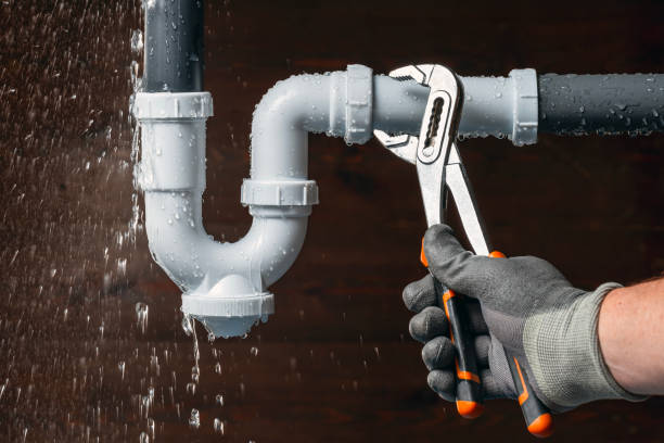 Professional Plumbing technician working in Section, AL